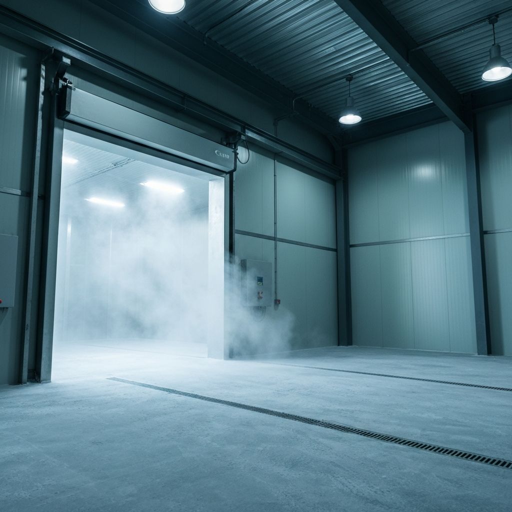 Şoklanmış ürün depolama operasyonu